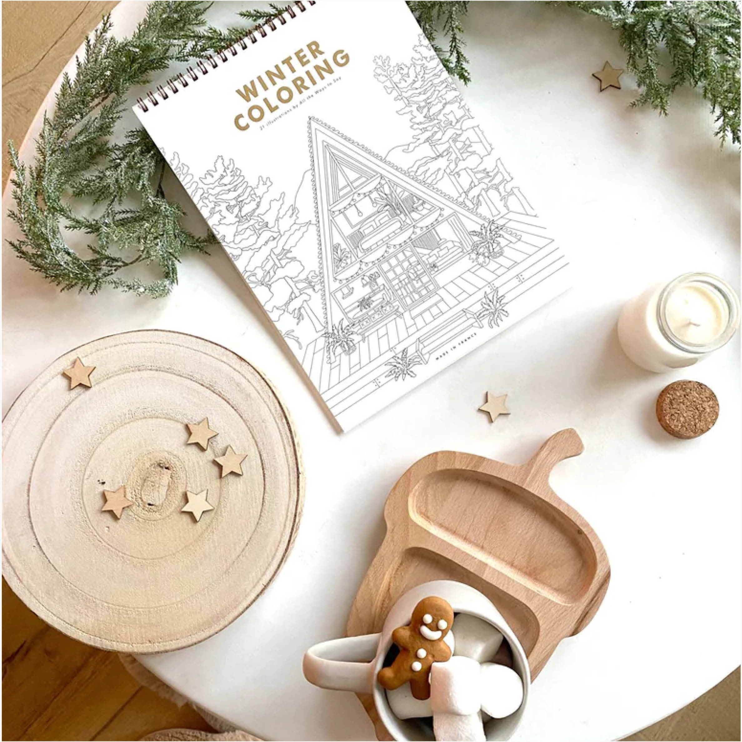 Livre de coloriage d'hiver