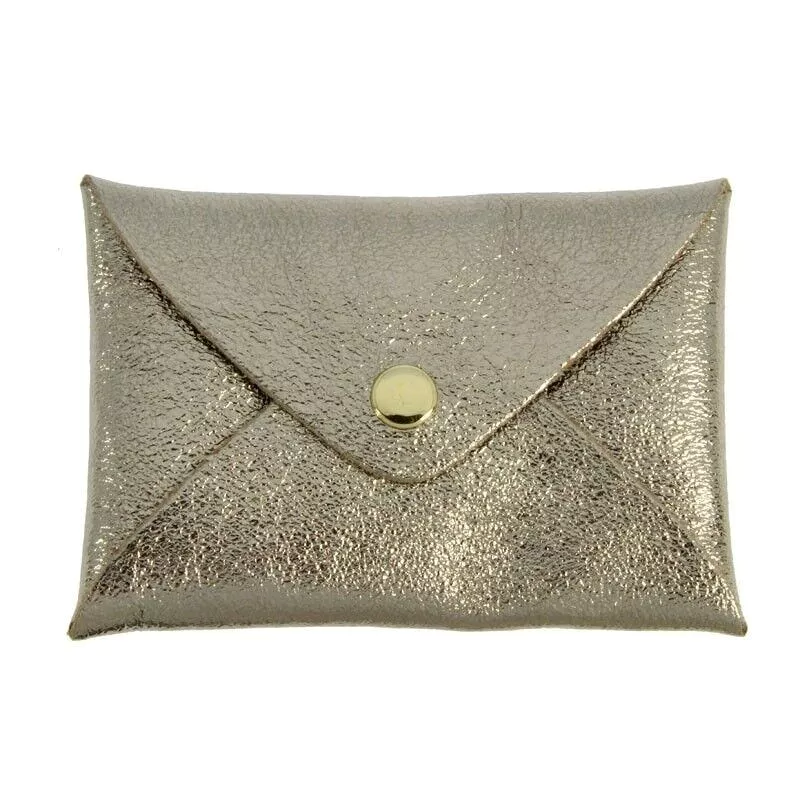 Porte-carte Origami  irisé Acier